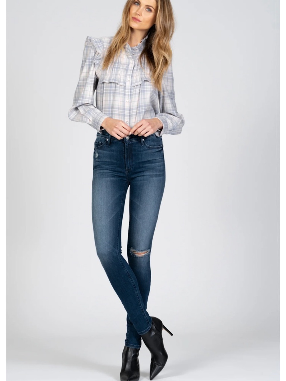 BLACK ORCHID DENIM Gisele high rise skinny jeans Bad Romance -28-NWT!